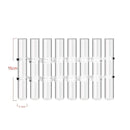 Conjunto Vaso de Tubo Ajustável de Vidro Transparente | GlassGlow